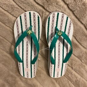 Tory Burch wedge flip flops 11